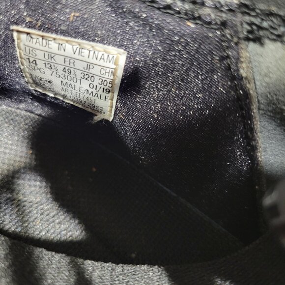 Adidas Adizero 8.0 Men's Size 14 US Black Metallic Silver Football Cleats EE7451 - Picture 10 of 11